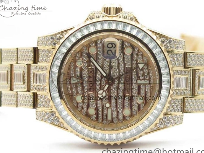 MiroTime 0329 GMT Master II 116769 BRIL Full Diamonds RG TWF Best Edition A Unique 2991